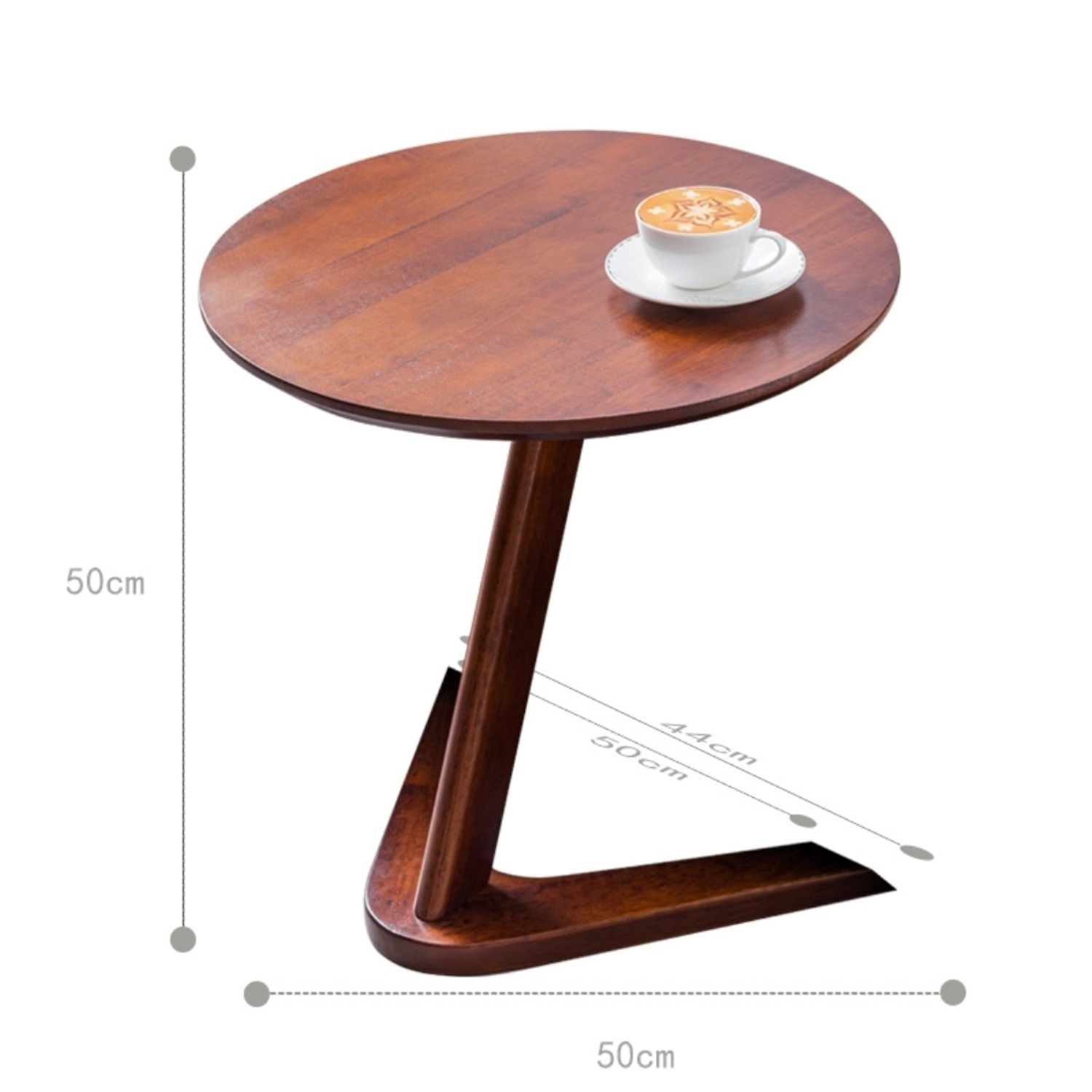Easy Moveable Wooden Coffee Table Laptop Desk Side Table